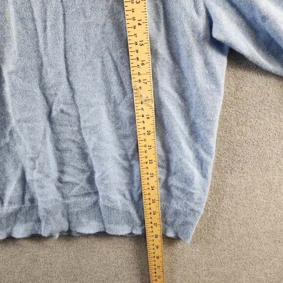 The Men's Store at Bloomingdale's Cashmere Crewneck Sweater XXL Sky Blue